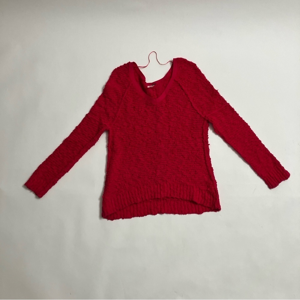 FREE PEOPLE textured oversized sweater